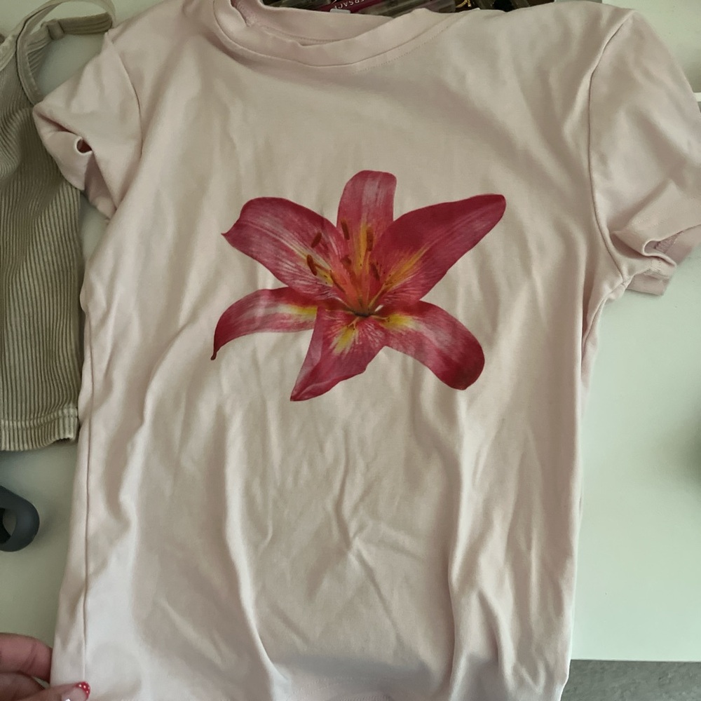 Edikted Light Pink Tee